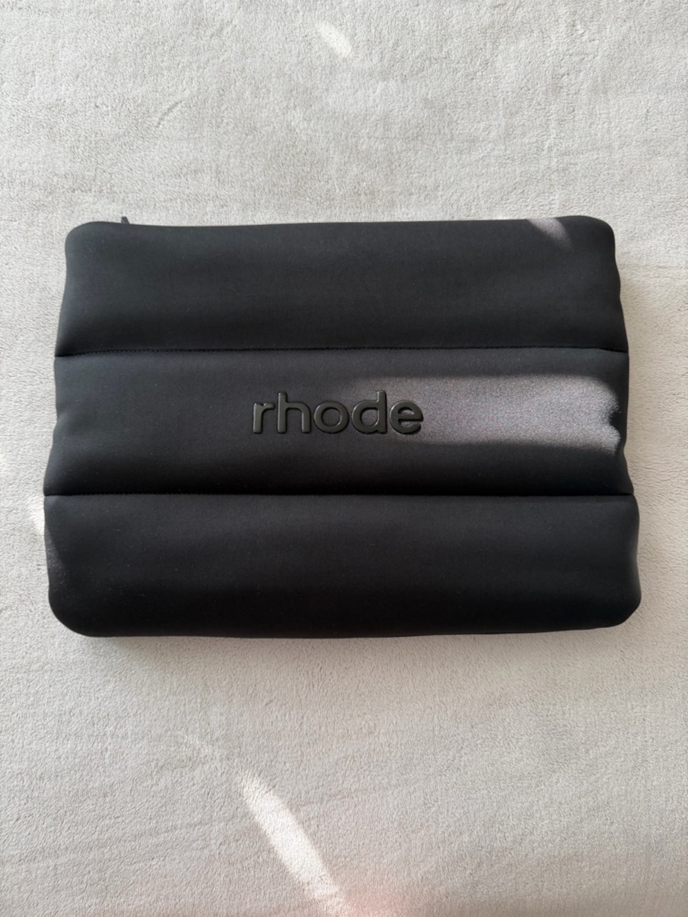 Rhode Oversized Black Bubble Bag